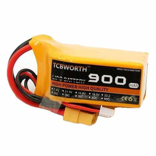 TCBWORTH 3S 11.1V 900mAh 25C 40C Lipo Battery Batteries Drones Xpress Miyada plug 25C