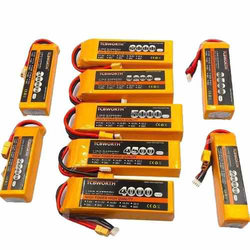 TCBWORTH 4S 14.8V 3000 3300 3500 4200 5200 6000mAh 25C 35C 60C Lipo Battery Batteries Drones Xpress 3000mAh XT60 plug 25C