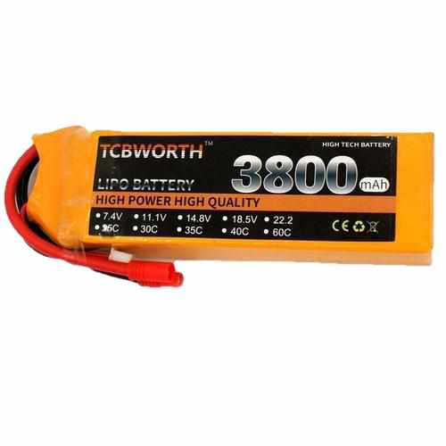 TCBWORTH 4S 14.8V 3800mAh 25C Lipo Battery Batteries Drones Xpress XT60 plug
