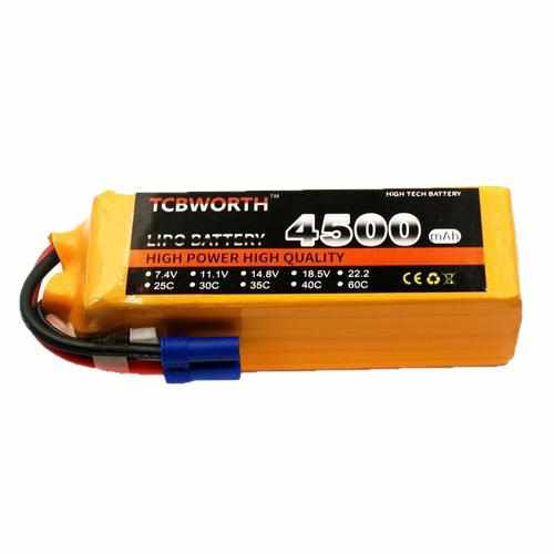 TCBWORTH 4S 14.8V 4500mAh 60C Lipo Battery Batteries Drones Xpress XT150 plug
