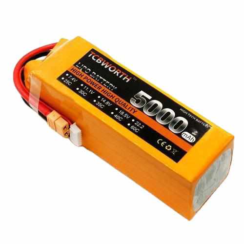 TCBWORTH 4S 14.8V 5000mAh 35C Lipo Battery Batteries Drones Xpress T plug