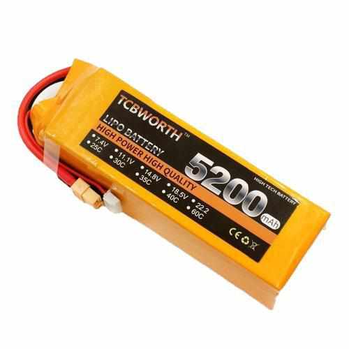 TCBWORTH 4S 14.8V 5200mAh 30V Lipo Battery Batteries Drones Xpress Miyada plug