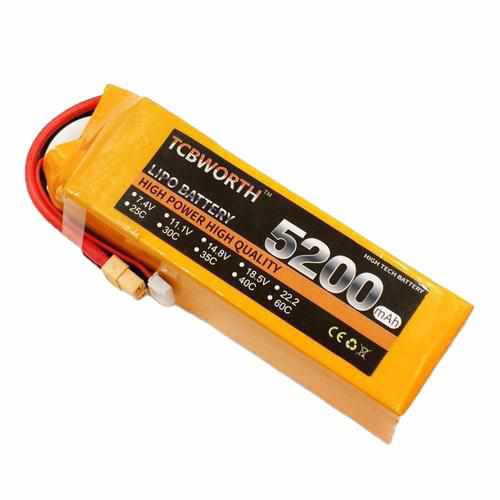 TCBWORTH 4S 14.8V 5200mAh 40C Lipo Battery Batteries Drones Xpress T plug