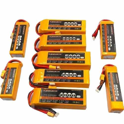 TCBWORTH 4S 14.8V Lipo Battery 3000mAh to 6000mAh 25C/40C/60C Batteries Drones Xpress 3000mAh XT60 plug 25C