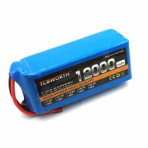 TCBWORTH 5S 18.5V 12000mAh 25C Lipo Battery Batteries Drones Xpress AS90 25C