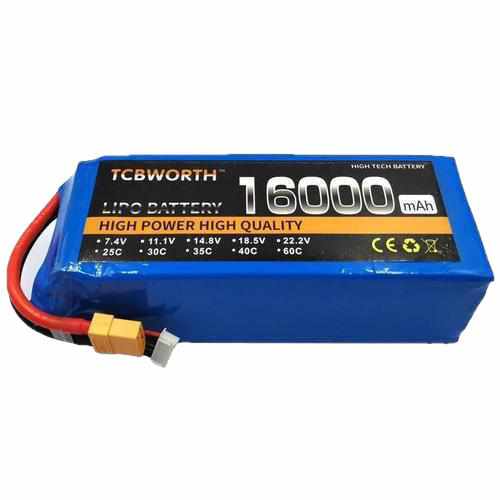 TCBWORTH 5S 18.5V 16000mAh 25C Lipo Battery Batteries Drones Xpress AS90 25C