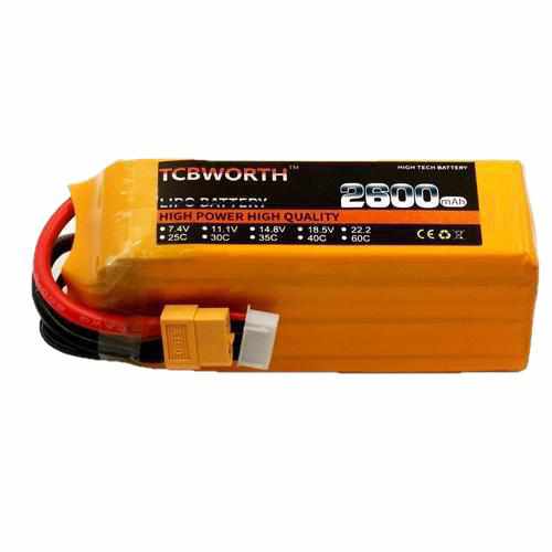 TCBWORTH 5S 18.5V 2600mAh 30C Lipo Battery Batteries Drones Xpress 4 Bnana plug