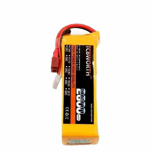 TCBWORTH 5S 18.5V 2600mAh 40C Lipo Battery Batteries Drones Xpress Miyada plug