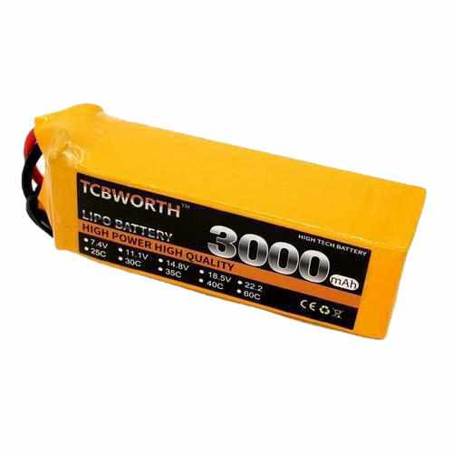 TCBWORTH 5S 18.5V 3000mAh 30C Lipo Battery Batteries Drones Xpress EC5 plug