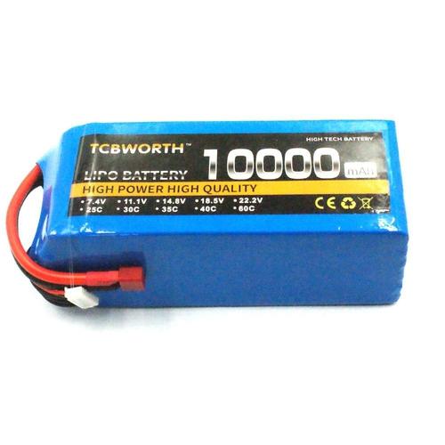TCBWORTH 6S 22.2V 10000mAh 25C Lipo Battery Batteries Drones Xpress XT60 25C