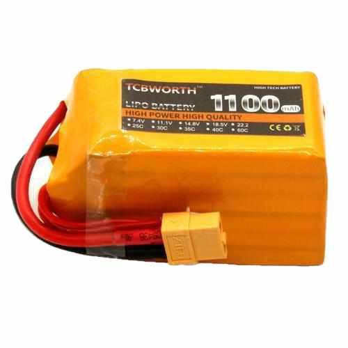 TCBWORTH 6S 22.2V 1100mAh 40C Lipo Battery Batteries Drones Xpress Tamiya plug