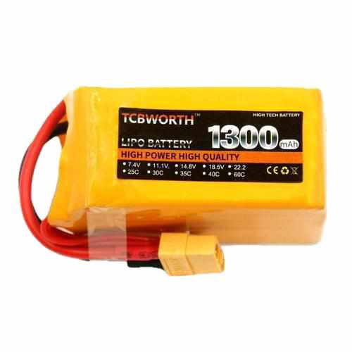 TCBWORTH 6S 22.2V 1300mAh 30C Lipo Battery Batteries Drones Xpress XT60 plug