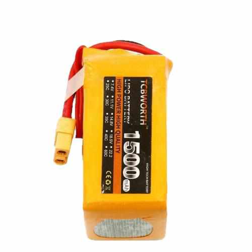 TCBWORTH 6S 22.2V 1500mAh 35C Lipo Battery Batteries Drones Xpress XT150 plug