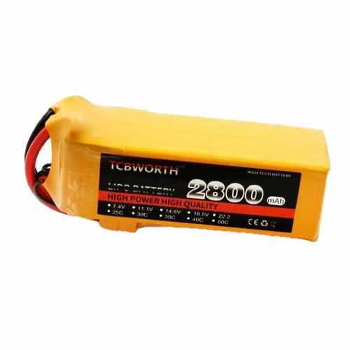 TCBWORTH 6S 22.2V 2800mAh 25C Lipo Battery Batteries Drones Xpress 4 Bnana plug