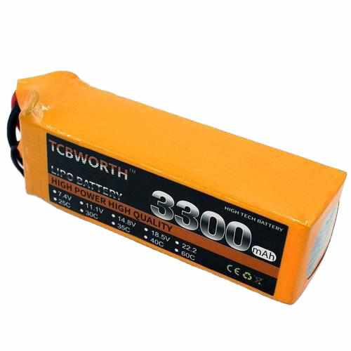 TCBWORTH 6S 22.2V 3000mAh 35C Lipo Battery Batteries Drones Xpress JST plug