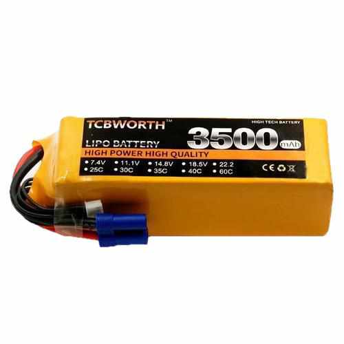 TCBWORTH 6S 22.2V 3500mAh 30C Lipo Battery Batteries Drones Xpress XT60 30C