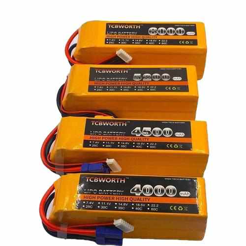 TCBWORTH 6S 22.2V 3500mAh 4000mAh 4500mAh 5000mAh 5200mAh 6000mAh 30C 40C 60C Lipo Battery Batteries Drones Xpress 3500mAh XT60 plug 40C