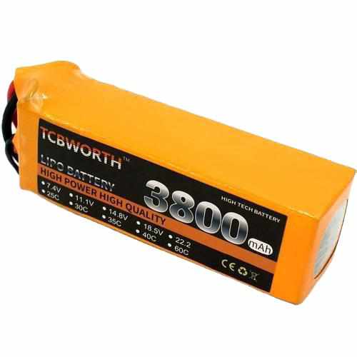 TCBWORTH 6S 22.2V 3800mAh 60C Lipo Battery Batteries Drones Xpress EC5 plug