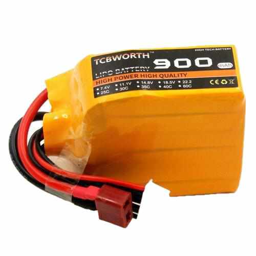 TCBWORTH 6S 22.2V 900mAh 35C Lipo Battery Batteries Drones Xpress Tamiya plug