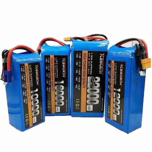 TCBWORTH 7.4V 2S LiPo Battery 10000mAh to 22000mAh 25C/35C Batteries Drones Xpress 10000 XT60 Plug 35C