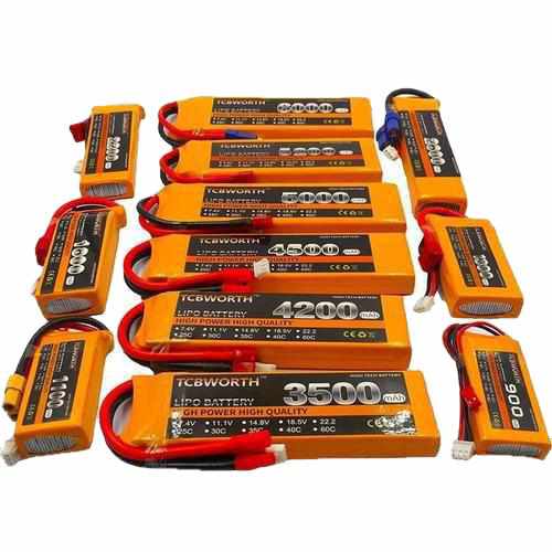 TCBWORTH 7.4V 2s Lipo Battery 1500mAh to 6000mAh 30C/40C/60C Batteries Drones Xpress 1500mAh XT60 30C
