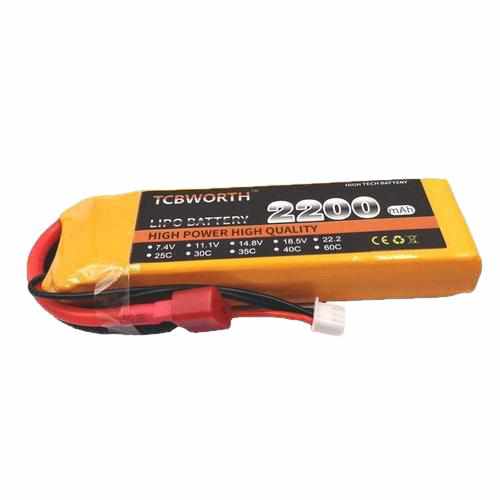 TCBWORTH 7.4v 2S 2200mAh 35C Lipo Battery Batteries Drones Xpress XT150 plug