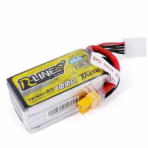 Tattu R-Line Version 2.0 100C 4S HV Lipo Battery XT60 Plug Batteries Drones Xpress 1550mah 100c 4s