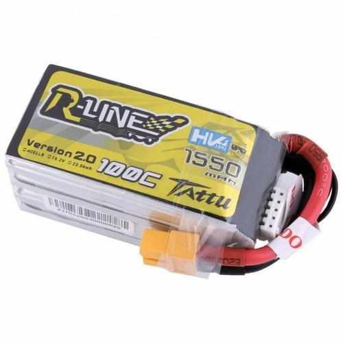 Tattu R-Line Version 2.0 100C 4S HV Lipo Battery XT60 Plug Batteries Drones Xpress 1550mah 100c 4s