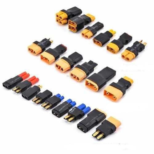 XT30 XT60 XT90 Traxxas Connector Cables Drones Xpress XT90-F to T Plug-M