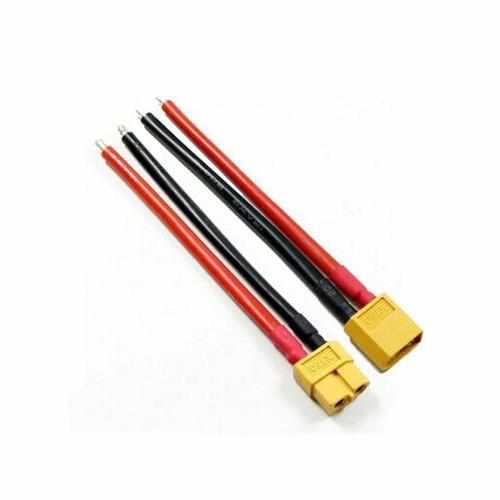 XT60 Connector Female / male W/Housing 10CM Silicon Wire 14AWG Cables Drones Xpress 1 male and 1 female