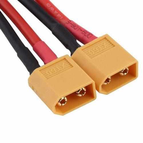 XT60 Parallel Battery Connector Cable Y Splitter for Phantom Cables Drones Xpress