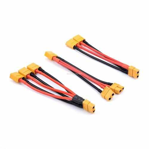 XT60 Parallel Battery Connector Cables Drones Xpress 1 male to 2 female