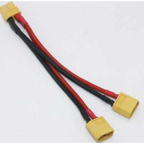 Xt60 Parallel Battery Connector Cable Cables Drones Xpress 1 male to 2 female