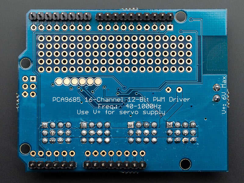 Adafruit 16-Channel 12-bit PWM/Servo Shield - I2C interface - The Pi Hut