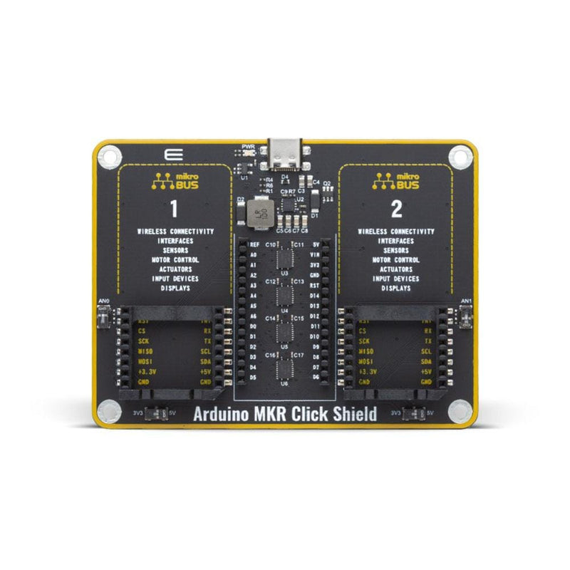 Mikroelektronika d.o.o. Shield MIKROE-4444 Arduino MKR Click Shield - The Debug Store UK