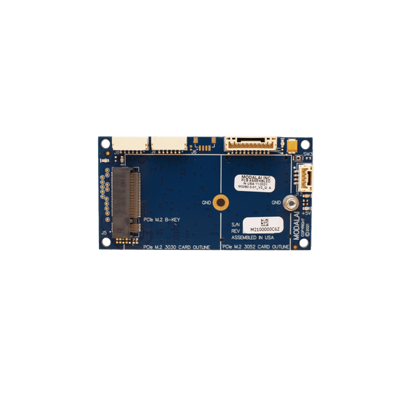 ModalAI, Inc. Accessory 5G Modem Carrier Board, USB HUB, I/O Breakout for VOXL 2