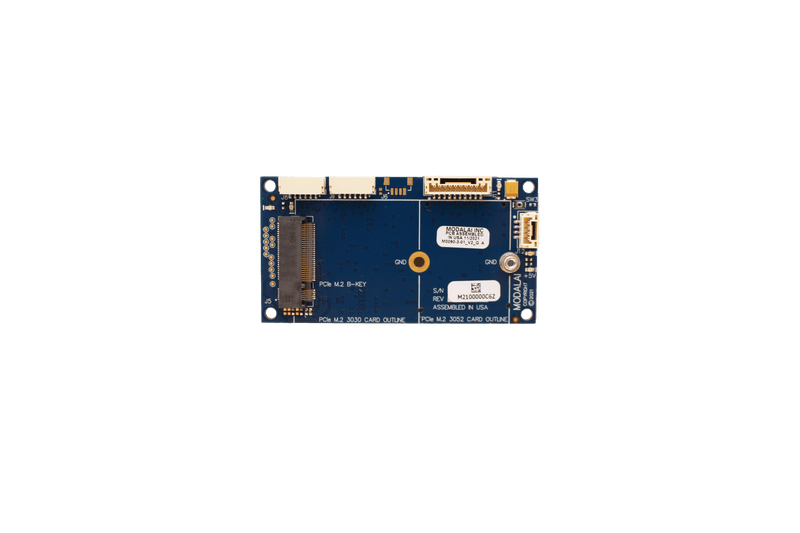 ModalAI, Inc. Accessory 5G Modem Carrier Board, USB HUB, I/O Breakout for VOXL 2