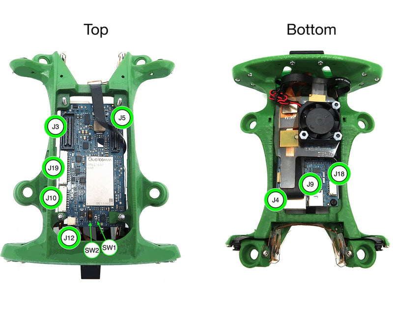 ModalAI, Inc. Dev Kit 2.4/5ghz WiFi VOXL<sup>&reg;</sup> 2 Flight Deck