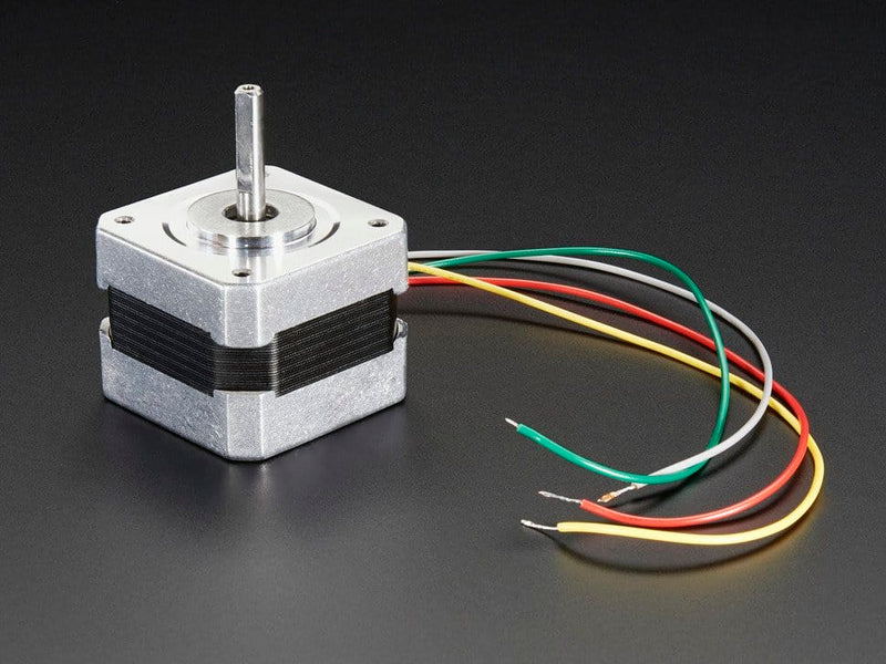 Stepper motor - NEMA-17 size - 200 steps/rev, 12V 350mA - The Pi Hut